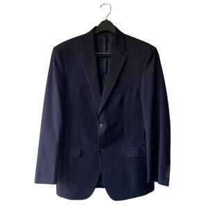 JOS A BANK Suit Jacket Mens Sz 41 Long Navy Wool Classic Heritage